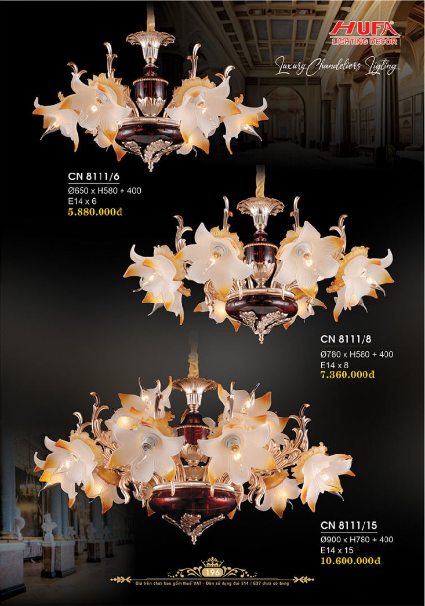 Bảng giá đèn trang trí HUFA